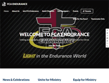 Tablet Screenshot of fcaendurance.com